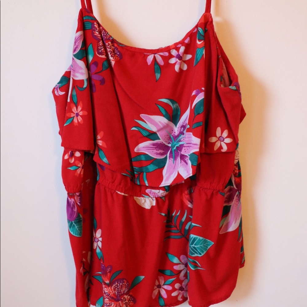 Floral tank top
